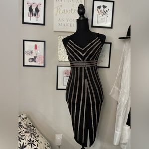 Brand new never worn dress with slit in it